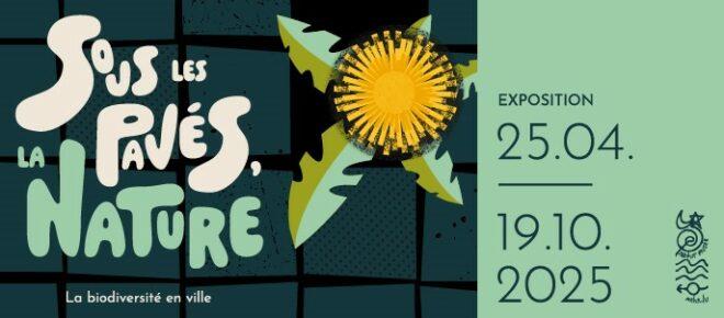 Visite vun der Ausstellung « Sous les pavés, la nature »